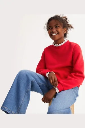 La Redoute Felpa, Dettagli In Pizzo Sangallo Bambina Taglie 6 anni - 114 cm