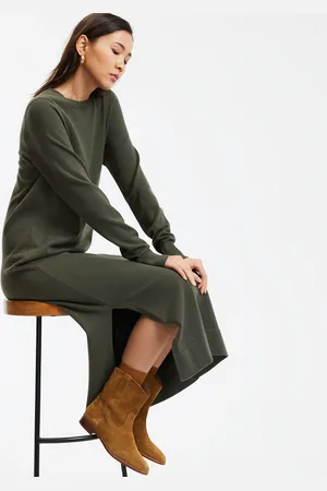 La Redoute Abito Pull, Lungo, Maniche Lunghe Donna Taglie XS