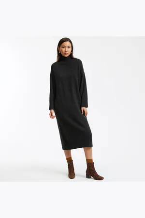 La Redoute Abito Pull Collo Alto In Morbida Maglia Donna Taglie XS