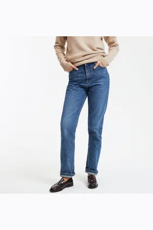 La Redoute Jeans Regular, Dritti, Vita Alta Donna Taglie 38 (IT) - 34 (FR)