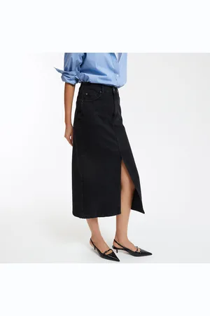 La Redoute Gonna Dritta Lunga In Denim Donna Taglie 40 (IT) - 36 (FR)
