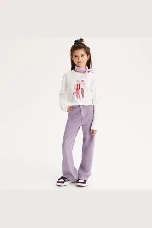 La Redoute T-shirt Maniche Lunghe, Motivo Amiche Bambina Taglie 4 anni - 102 cm