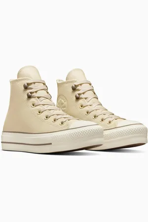 Converse Sneakers Pelle All Star Lift Weatherized Leather Donna Taglie 36