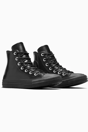Converse Sneakers Pelle Chuck Taylor All Star Hi Black Lux Donna Taglie 36