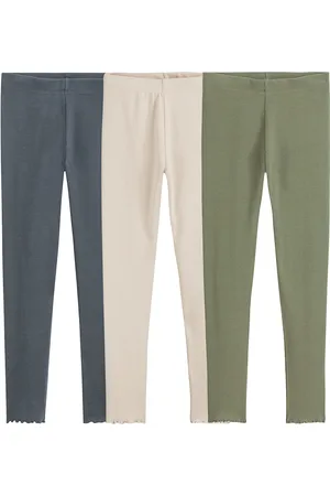 La Redoute Confezione Da 3 Leggings A Coste Bambina Taglie 3 anni - 94 cm