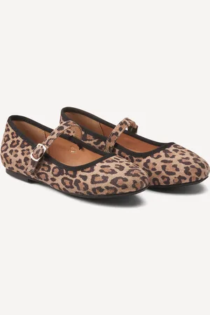 La Redoute Ballerine In Pelle Stampa Leopardata Bambina Taglie 26