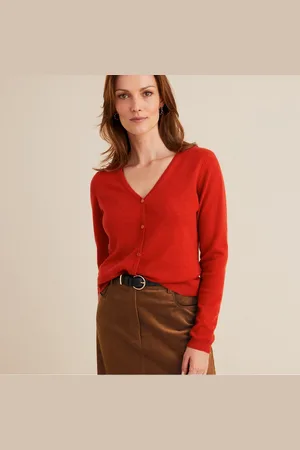 ANNE WEYBURN Cardigan, Maglia Fine, Puro Cashmere Donna Taglie 42/44 (IT) - 38/40 (FR)