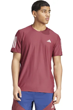 adidas T-shirt Da Running Con Piccolo Logo Uomo Taglie 4XL