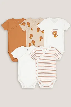 La Redoute Confezione Da 5 Body Nascita Maniche Corte Taglie 0 mesi - 50 cm