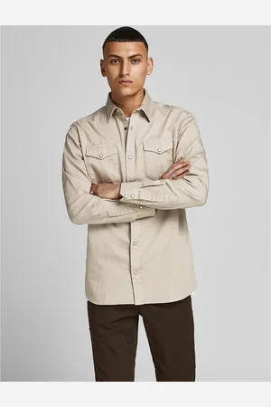 JACK & JONES Camicia Taglio Slim In Denim Jjesheridan Uomo Taglie S