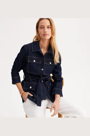 ANNE WEYBURN Giacca In Denim, Taglio Dritto Donna Taglie 40 (IT) - 36 (FR)