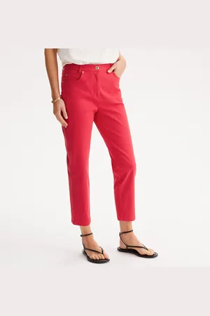 ANNE WEYBURN Pantaloni Dritti 7/8, Cotone Stretch Donna Taglie 40 (IT) - 36 (FR)