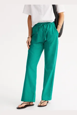 ANNE WEYBURN Pantaloni Ampi, In Lino E Cotone Donna Taglie 40 (IT) - 36 (FR)