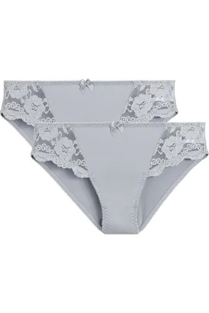 ANNE WEYBURN Confezione Da 2 Slip In Pizzo E Microfibra Anthea Donna Taglie 38/40 (IT) - 34/36 (FR)