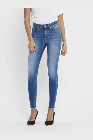 ONLY Jeans Skinny A Vita Alta Donna Taglie XS / L30