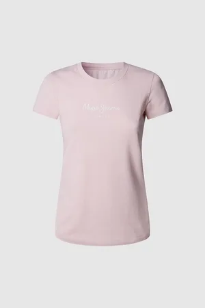 Pepe Jeans T-shirt Maniche Corte, Logo Davanti Donna Taglie S