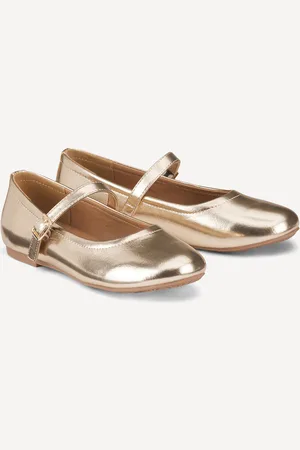 La Redoute Ballerine Dorate Con Cinturino Bambina Taglie 27