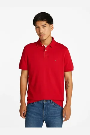 Tommy Hilfiger Polo Dritta Stretch 2 Bottoni Al Collo Uomo Taglie S