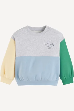 La Redoute Felpa Girocollo Colorblock Taglie 24 mesi - 86 cm