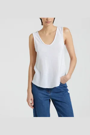 American Vintage Top Scollo Rotondo Senza Maniche Sonoma
