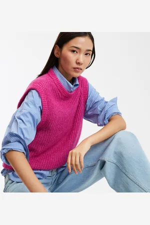 La Redoute Maglione Senza Maniche Girocollo In Misto Alpaca Donna Taglie S