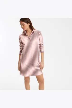 La Redoute Camicia Da Notte In Popeline Rigato Donna Taglie 40 (IT) - 36 (FR)