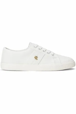 Ralph Lauren Sneakers Con Lacci In Tela Janson Ii Donna Taglie 40