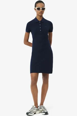 Lacoste Abito Dritto, Corto, Maniche Corte Donna Taglie 38 (IT) - 34 (FR)