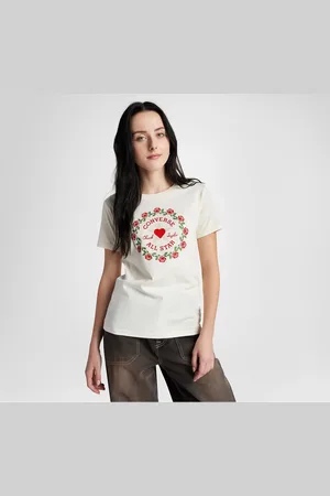 Converse T-shirt Maniche Corte Donna Taglie XS