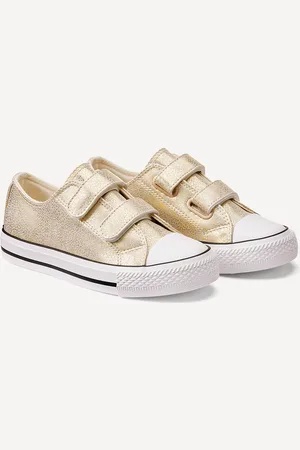 La Redoute Sneakers Dorate Con Patte A Strappo Bambina Taglie 26