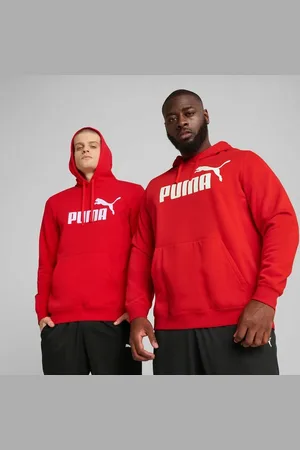 PUMA Felpa Con Cappuccio Essentiel Maxi Logo Taglie M