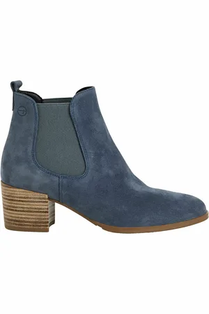Tamaris Stivaletti Chelsea Pelle Con Piccolo Tacco Donna Taglie 37