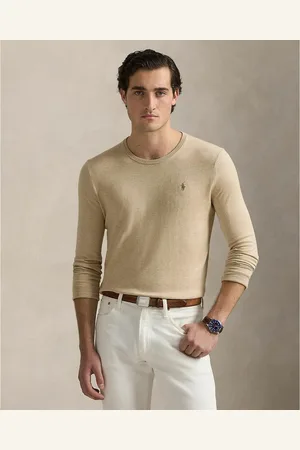 Ralph Lauren Maglione Girocollo In Cotone Uomo Taglie L