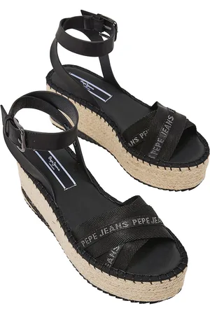 Pepe Jeans Sandali Con Zeppa Witney Cross Donna Taglie 38