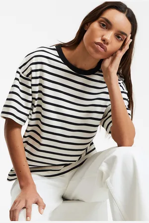 La Redoute T-shirt A Righe Volume Ampio, Signature Paul Donna Taglie XS
