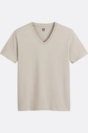 La Redoute T-shirt Scollo A V A Maniche Corte Uomo Taglie S