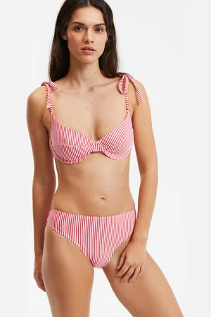 La Redoute Slip Per Bikini A Vita Alta, A Righe Donna Taglie 40 (IT) - 36 (FR)