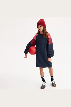 La Redoute Abito Dritto A Maniche Lunghe In Felpa Bambina Taglie 4 anni - 102 cm