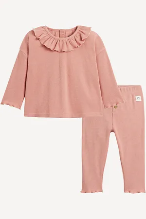 La Redoute Set Di 2 Pezzi T-shirt E Legging In Costina Taglie 1 mese - 54 cm