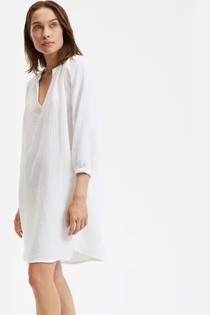 La Redoute Camicia Da Notte In Garza Di Cotone Donna Taglie 40 (IT) - 36 (FR)