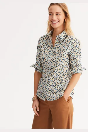ANNE WEYBURN Camicia Fantasia Floreale, Maniche Lunghe Donna Taglie 40 (IT) - 36 (FR)