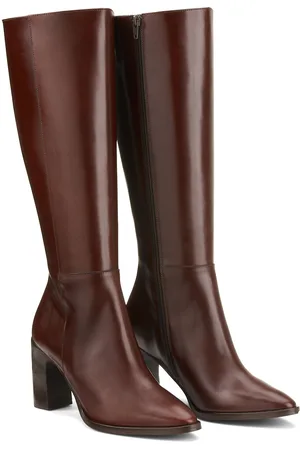 La Redoute Stivali Con Tacco In Pelle Liscia, Signature Cyrielle Donna Taglie 37