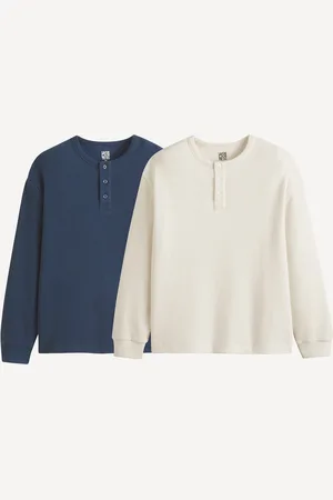 La Redoute Confezione Da 2 T-shirt Maniche Lunghe, Nido D