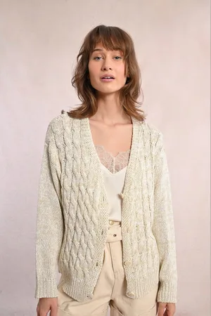 Molly Bracken Cardigan Traforato Donna Taglie XS