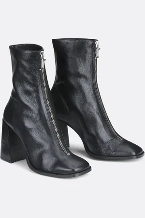 Jonak Stivaletti In Pelle Con Cerniera Vandana Donna Taglie 36