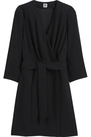 La Redoute Abito Corto Cache-cœur, Con Cintura Donna Taglie 40 (IT) - 36 (FR)