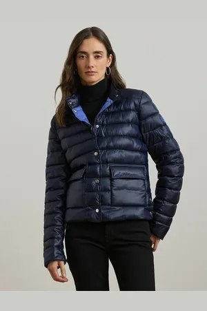 Ralph Lauren Piumino Corto Collo Alto Donna Taglie M