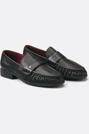 Tommy Hilfiger Mocassini In Pelle Party, Made In Europe Donna Taglie 36