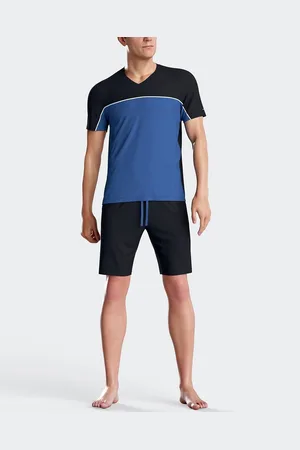 Eden Park Pigiama Corto Color Block Uomo Taglie S