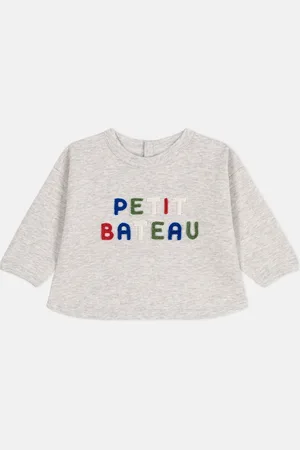 Petit Bateau Felpa Girocollo Taglie 6 mesi - 67 cm